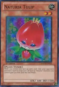 Naturia Tulip HA03-EN013 Unlimited Yu-Gi-Oh card from Hidden Arsenal 3