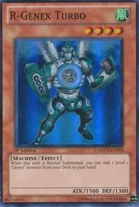 R-Genex Turbo HA03-EN014 1st Edition Yu-Gi-Oh card from Hidden Arsenal 3