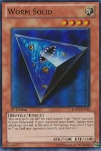 Worm Solid HA03-EN022 Unlimited Yu-Gi-Oh card from Hidden Arsenal 3