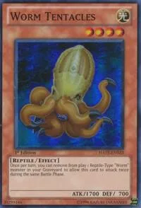 Worm Tentacles HA03-EN023 1st Edition Yu-Gi-Oh card from Hidden Arsenal 3