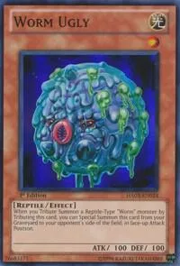 Worm Ugly HA03-EN024 1st Edition Yu-Gi-Oh card from Hidden Arsenal 3