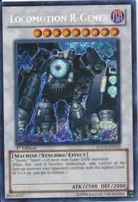 Locomotion R-Genex HA03-EN029 Unlimited Yu-Gi-Oh card from Hidden Arsenal 3