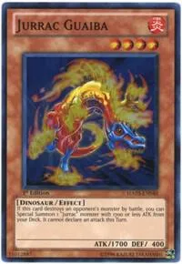 Jurrac Guaiba HA03-EN040 Unlimited Yu-Gi-Oh card from Hidden Arsenal 3