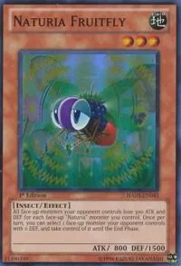 Naturia Fruitfly HA03-EN043 Unlimited Yu-Gi-Oh card from Hidden Arsenal 3