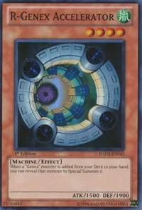 R-Genex Accelerator HA03-EN045 Unlimited Yu-Gi-Oh card from Hidden Arsenal 3