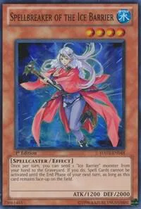 Spellbreaker of the Ice Barrier HA03-EN048 1st Edition Yu-Gi-Oh card from Hidden Arsenal 3