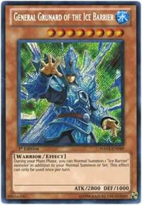General Grunard of the Ice Barrier HA03-EN049 Unlimited Yu-Gi-Oh card from Hidden Arsenal 3