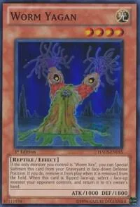 Worm Yagan HA03-EN055 Unlimited Yu-Gi-Oh card from Hidden Arsenal 3