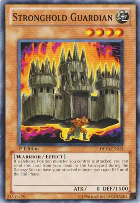 Stronghold Guardian DP10-EN011 Yu-Gi-Oh card from Duelist Pack 10: Yusei 3