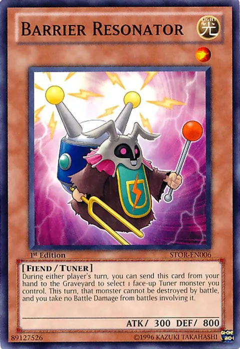Barrier Resonator STOR-EN006 Unlimited Yu-Gi-Oh card from Storm of Ragnarok