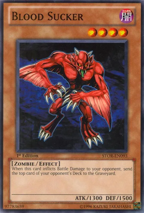 Blood Sucker STOR-EN093 Unlimited Yu-Gi-Oh card from Storm of Ragnarok