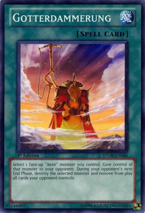Gotterdammerung STOR-EN046 Unlimited Yu-Gi-Oh card from Storm of Ragnarok