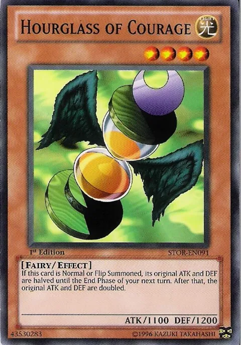 Hourglass of Courage STOR-EN091 Unlimited Yu-Gi-Oh card from Storm of Ragnarok