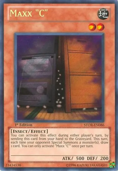 Maxx "C" STOR-EN086 1st Edition Yu-Gi-Oh card from Storm of Ragnarok