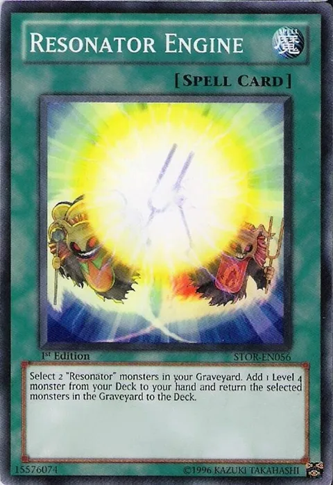 Resonator Engine STOR-EN056 Yu-Gi-Oh card from Storm of Ragnarok