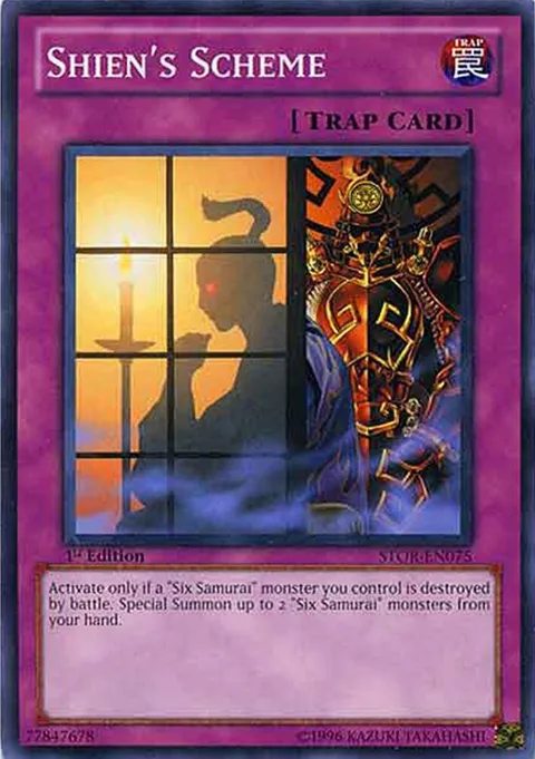 Shien's Scheme STOR-EN075 Unlimited Yu-Gi-Oh card from Storm of Ragnarok