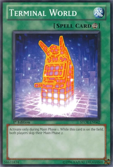 Terminal World STOR-EN062 Yu-Gi-Oh card from Storm of Ragnarok