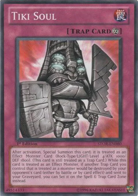 Tiki Soul STOR-EN080 Unlimited Yu-Gi-Oh card from Storm of Ragnarok