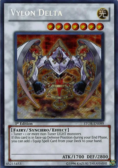 Vylon Delta STOR-EN099 Unlimited Yu-Gi-Oh card from Storm of Ragnarok