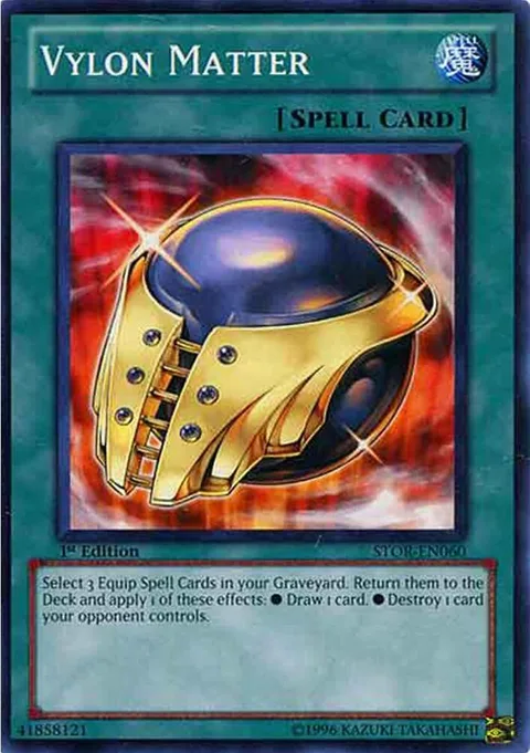 Vylon Matter STOR-EN060 1st Edition Yu-Gi-Oh card from Storm of Ragnarok