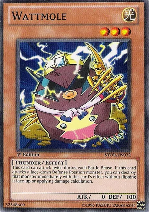 Wattmole STOR-EN032 Unlimited Yu-Gi-Oh card from Storm of Ragnarok
