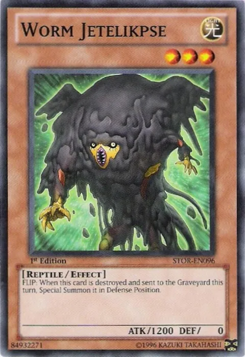 Worm Jetelikpse STOR-EN096 Unlimited Yu-Gi-Oh card from Storm of Ragnarok