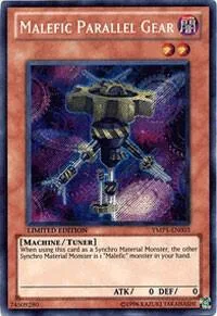 Malefic Parallel Gear YMP1-EN003 Yu-Gi-Oh card from Bonds Beyond Time Movie Pack