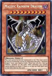 Malefic Rainbow Dragon YMP1-EN005 Yu-Gi-Oh card from Bonds Beyond Time Movie Pack