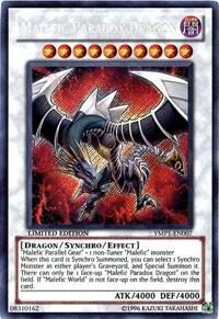 Malefic Paradox Dragon YMP1-EN007 Yu-Gi-Oh card from Bonds Beyond Time Movie Pack