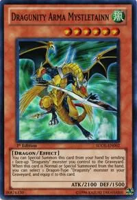 Dragunity Arma Mystletainn SDDL-EN002 Unlimited Yu-Gi-Oh card from Structure Deck: Dragunity Legion