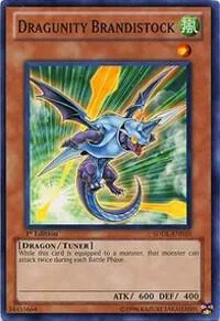 Dragunity Brandistock SDDL-EN010 Yu-Gi-Oh card from Structure Deck: Dragunity Legion