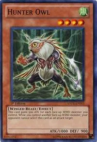 Hunter Owl SDDL-EN013 Yu-Gi-Oh card from Structure Deck: Dragunity Legion
