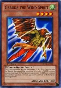 Garuda the Wind Spirit SDDL-EN014 Yu-Gi-Oh card from Structure Deck: Dragunity Legion