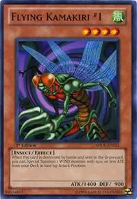 Flying Kamakiri #1 SDDL-EN015 Yu-Gi-Oh card from Structure Deck: Dragunity Legion