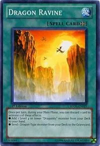 Dragon Ravine SDDL-EN021 1st Edition Yu-Gi-Oh card from Structure Deck: Dragunity Legion