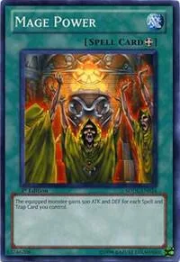 Mage Power SDDL-EN024 1st Edition Yu-Gi-Oh card from Structure Deck: Dragunity Legion