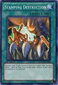Stamping Destruction SDDL-EN026 Yu-Gi-Oh card from Structure Deck: Dragunity Legion