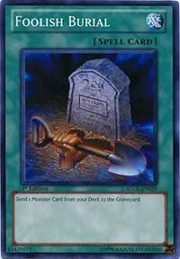 Foolish Burial SDDL-EN029 Unlimited Yu-Gi-Oh card from Structure Deck: Dragunity Legion