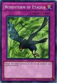 Windstorm of Etaqua SDDL-EN031 Yu-Gi-Oh card from Structure Deck: Dragunity Legion