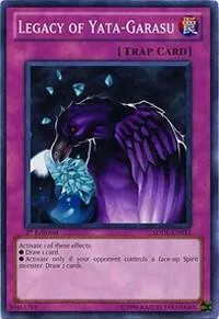 Legacy of Yata-Garasu SDDL-EN033 1st Edition Yu-Gi-Oh card from Structure Deck: Dragunity Legion