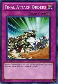 Final Attack Orders SDDL-EN034 1st Edition Yu-Gi-Oh card from Structure Deck: Dragunity Legion