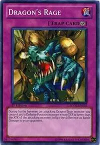 Dragon's Rage SDDL-EN036 Yu-Gi-Oh card from Structure Deck: Dragunity Legion