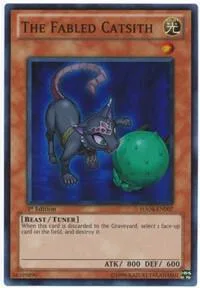 The Fabled Catsith HA04-EN007 Yu-Gi-Oh card from Hidden Arsenal 4