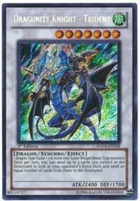 Dragunity Knight - Trident HA04-EN028 1st Edition Yu-Gi-Oh card from Hidden Arsenal 4