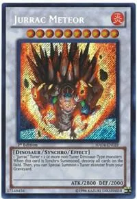Jurrac Meteor HA04-EN029 Unlimited Yu-Gi-Oh card from Hidden Arsenal 4