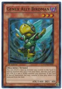 Genex Ally Birdman HA04-EN037 1st Edition Yu-Gi-Oh card from Hidden Arsenal 4