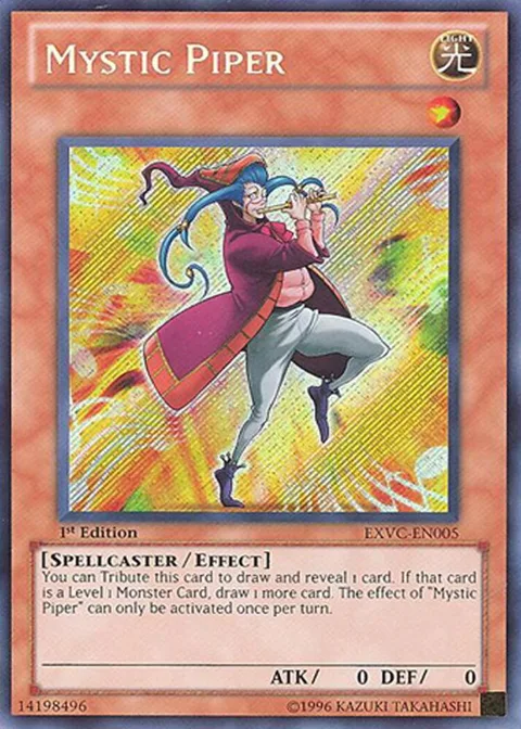 Mystic Piper EXVC-EN005 1st Edition Yu-Gi-Oh card from Extreme Victory
