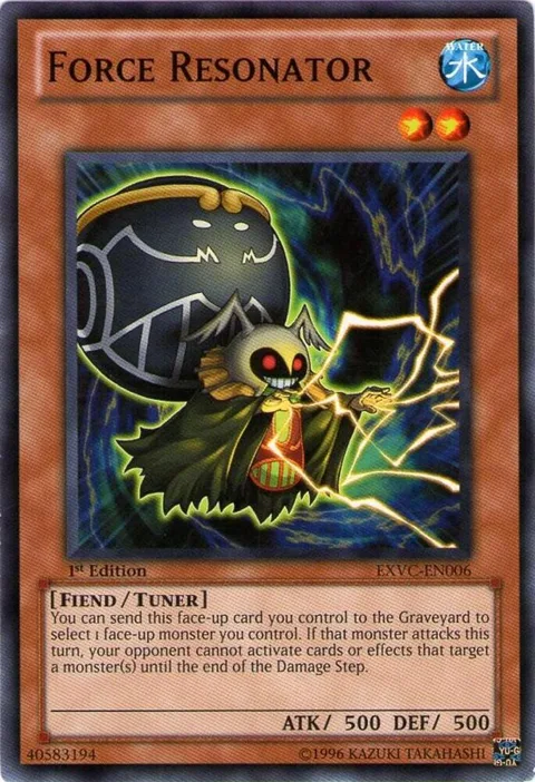 Force Resonator EXVC-EN006 1st Edition Yu-Gi-Oh card from Extreme Victory