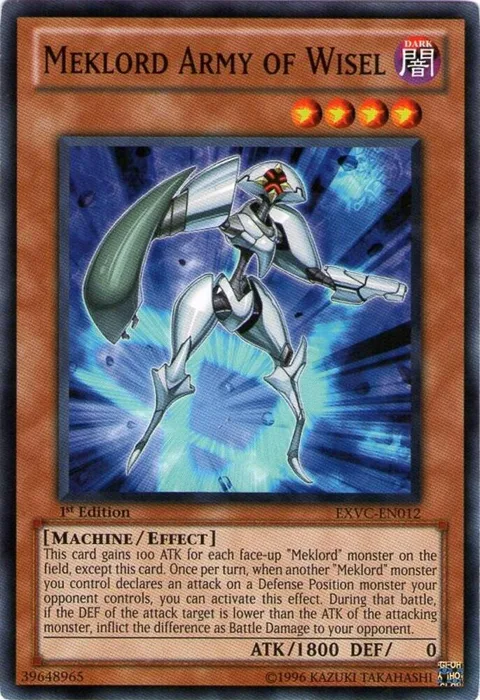 Meklord Army of Wisel EXVC-EN012 1st Edition Yu-Gi-Oh card from Extreme Victory