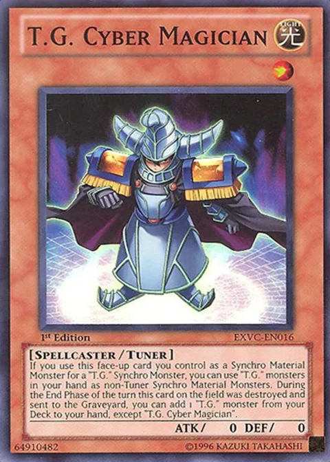 T.G. Cyber Magician EXVC-EN016 Unlimited Yu-Gi-Oh card from Extreme Victory